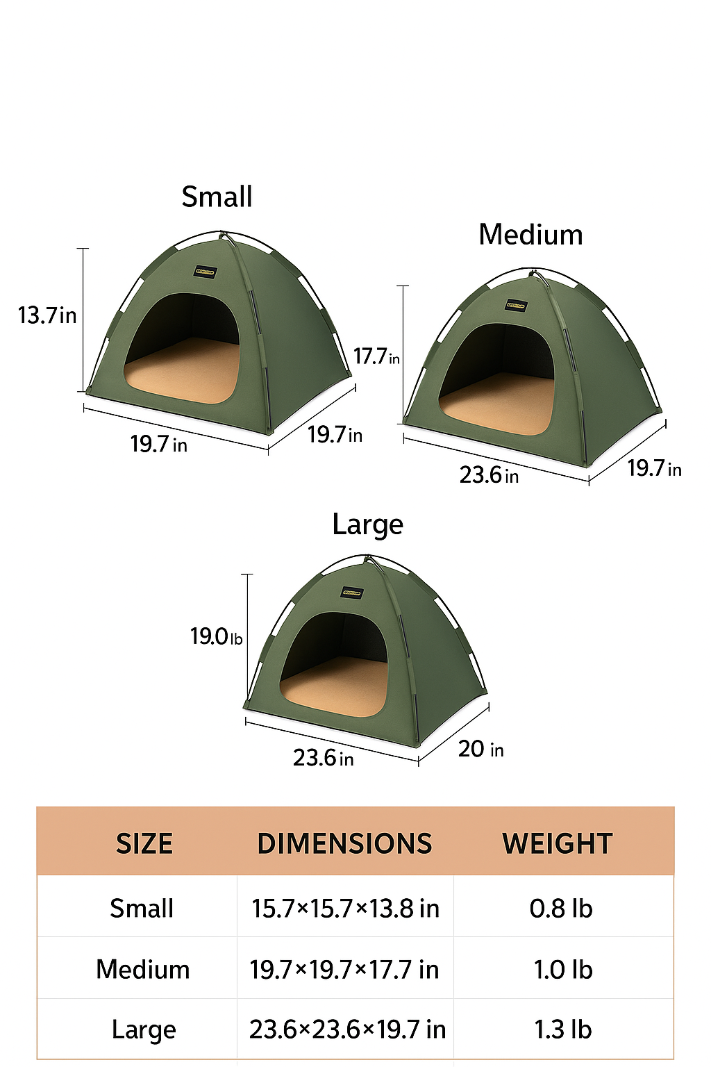 "All-Season Portable Pet Tent – Foldable, Detachable Sunshade Nest for Cats & Dogs"